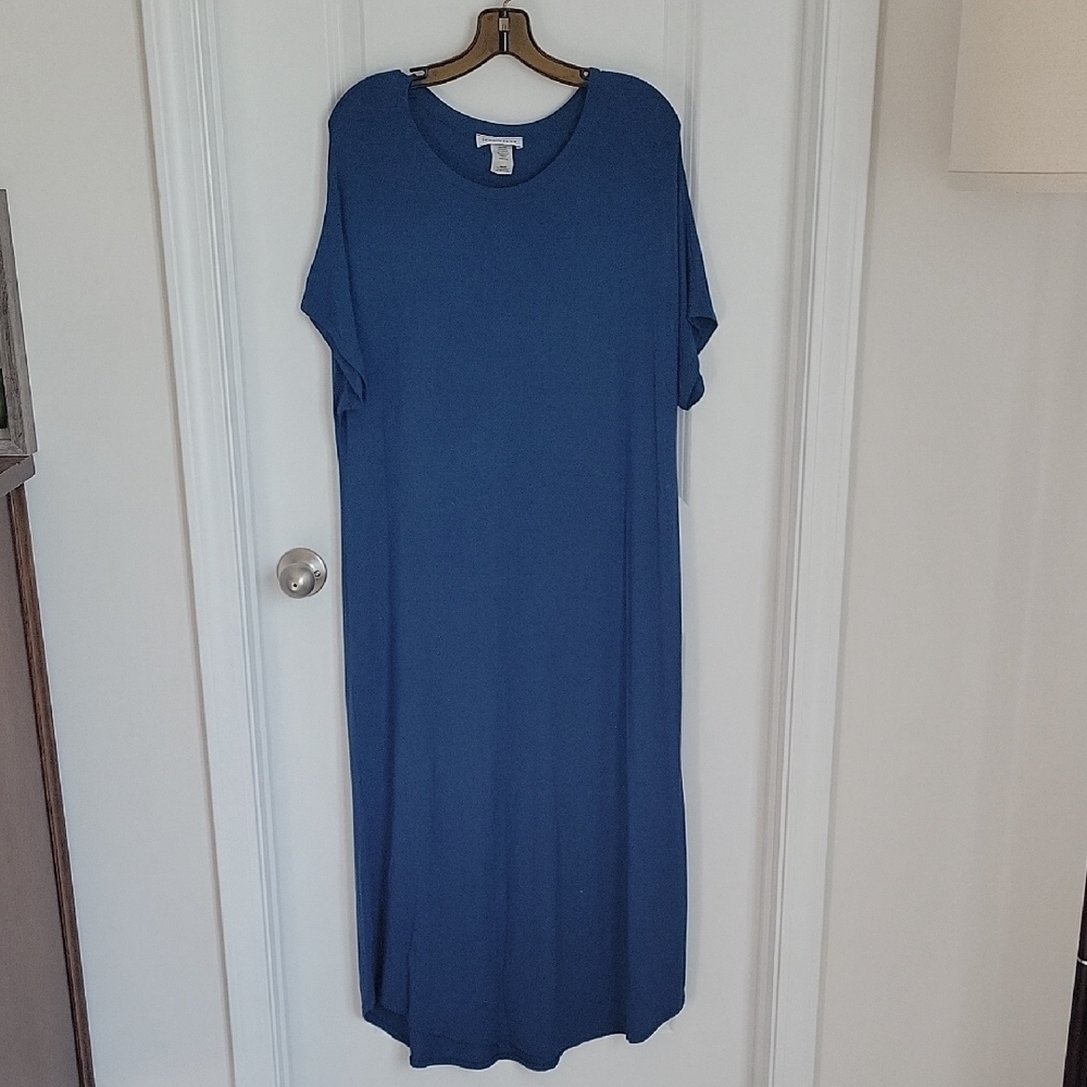 Casual Blue Maxi Dress